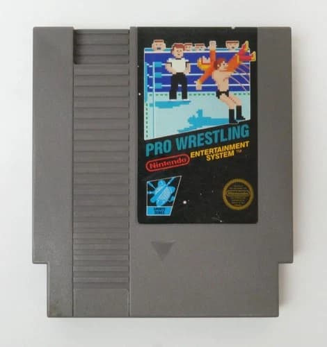 Pro Wrestling NES Nintendo Entertainment System Cartridge Authentic