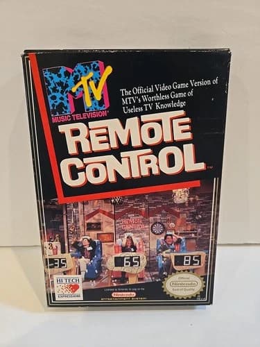 MTV Remote Control (Nintendo Entertainment System, 1990) 100% CIB Excellent