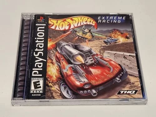 Hot Wheels Extreme Racing PlayStation 1 PS1 Black Label CIB