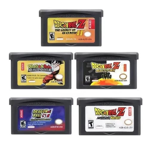 5 Pcs Dragon Ball Advanced Adventure GBA Video Game Gameboy Advance