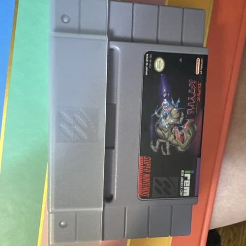 Super R-Type Game Super Nintendo Entertainment System