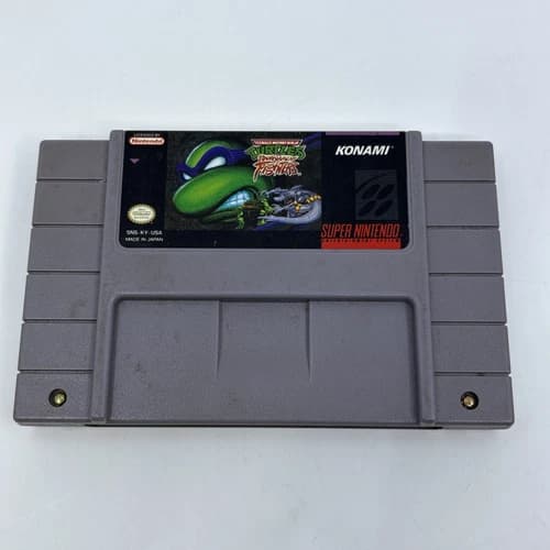 Teenage Mutant Ninja Turtles: Tournament Fighters (SNES Super Nintendo) TESTED