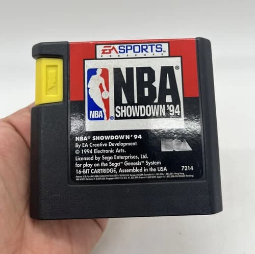 NBA Showdown '94 (Sega Genesis, 1994) - Tested