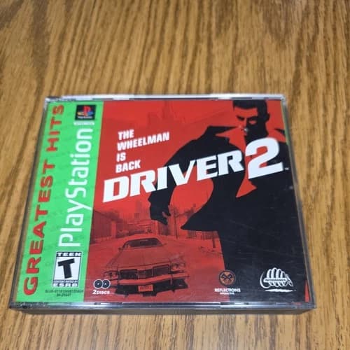 PS1 Driver 2 W/ Reg Card -Sony PlayStation PS1- CIB Complete Tested