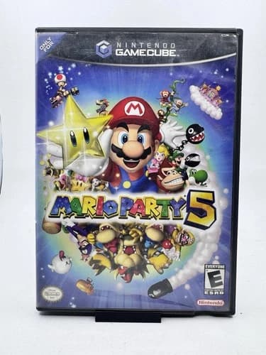 Mario Party 5 (Nintendo GameCube) [CIB] W/ Inserts! Tested Working