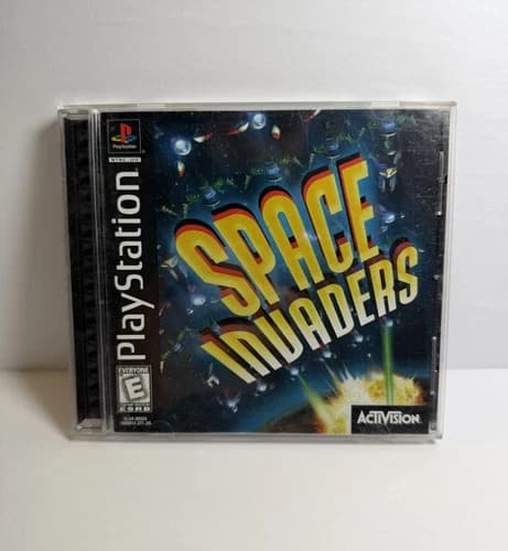 Space Invaders (Sony PlayStation 1, 1999) PS1 Complete CIB - Tested