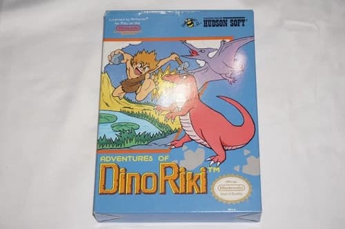 Adventures of Dino Riki (Nintendo NES) Complete in Box CIB