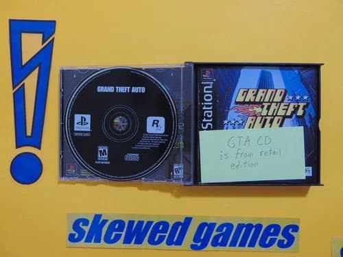 Grand Theft Auto Directors Cut - cib - PS1 PlayStation 1 Sony