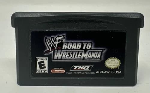 WWF Road to WrestleMania Nintendo Game Boy Advance 2001 GBA Authentic Tested