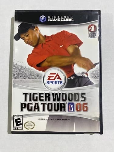 Tiger Woods PGA Tour 06 (GameCube, 2005) Complete CIB Manual TESTED FREE SHIP