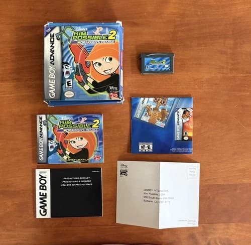 Disney's Kim Possible 2: Drakken's Demise (Nintendo Game Boy Advance GBA) CIB
