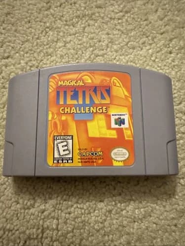 Magical Tetris Challenge (Nintendo 64 N64, 1999) Cartridge Only - Tested!