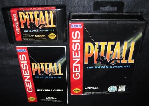 Pitfall: The Mayan Adventure (Sega Genesis, 1994) Complete in Box CIB