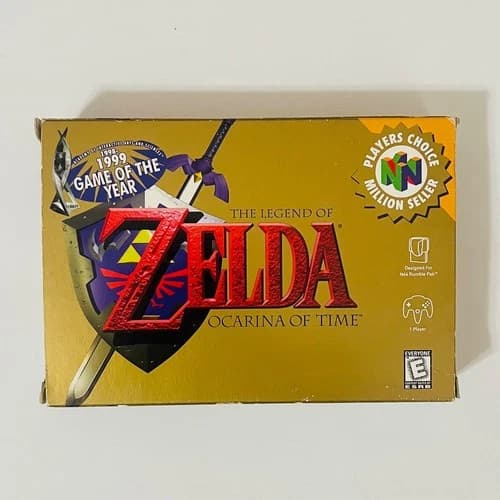 The Legend of Zelda Ocarina of Time Nintendo N64 CIB Complete in Box 1998