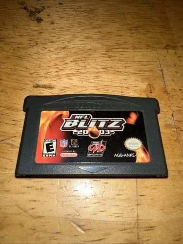 NFL Blitz 20-03 (Nintendo Game Boy Advance, 2002) Authentic Tested