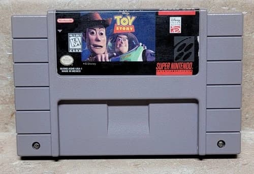 Disney's Toy Story Super Nintendo SNES Cartridge Tested