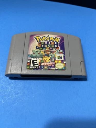 Pokemon Puzzle League - Nintendo 64 (N64) Authentic