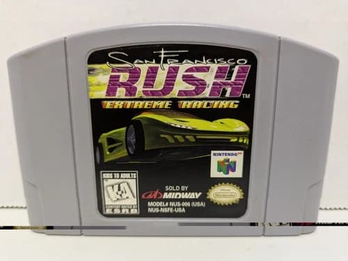 San Francisco Rush Extreme Racing (Nintendo 64, N64, 1997) Authentic Tested
