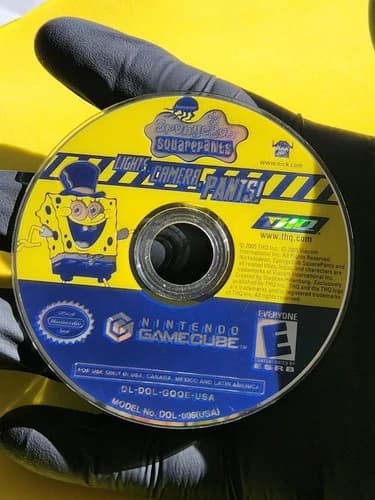 SpongeBob SquarePants: Lights, Camera, Pants (Nintendo GameCube, 2005) DISC ONLY