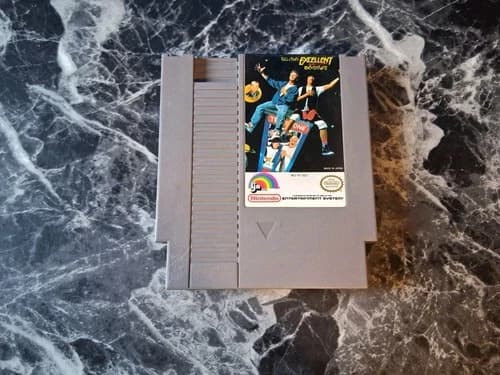 Bill & Ted's Excellent Video Game Adventure Nintendo NES Authentic Tested