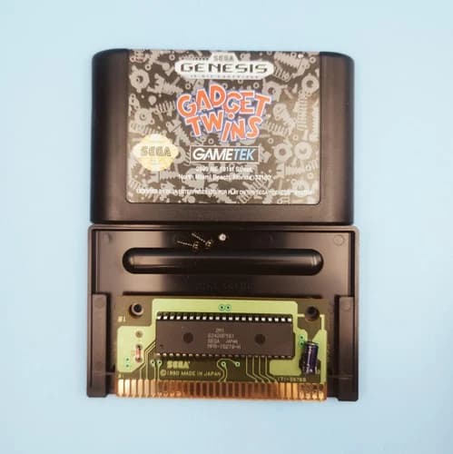 Gadget Twins Sega Genesis Cartridge 1992 Authentic Tested Working