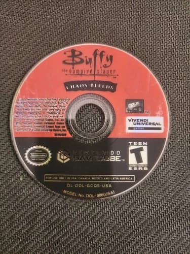 Buffy the Vampire Slayer Chaos Bleeds - Nintendo GameCube - Disc Only Tested
