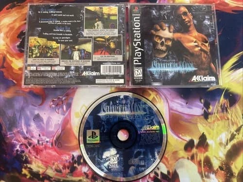 Shadow Man (Sony PlayStation 1, 1999) PS1 Black Label - Complete With Reg Card