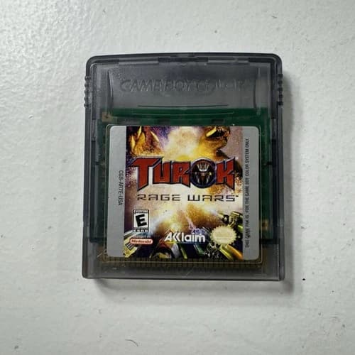 Turok Rage Wars (Nintendo GameBoy Color, 1999) Cartridge Only