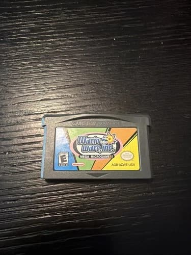 WarioWare Inc Mega Microgames Game Boy Advance Cartridge 2003 Very Good