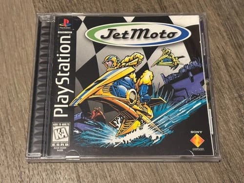 Jet Moto Sony Playstation 1 PS1 Complete CIB Authentic