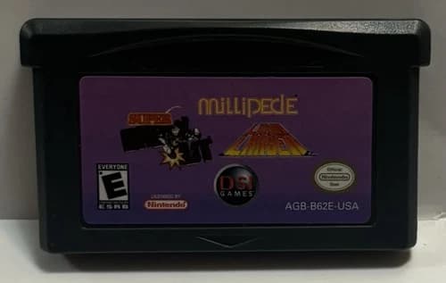 Millipede Super Breakout Lunar Lander Nintendo 3 in 1 GBA Cart Free Shipping