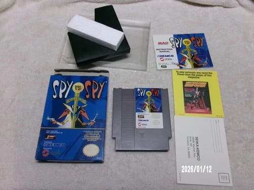 #774 Spy vs. Spy Nintendo Entertainment System, 1988 AUTHENTIC CIB COMPLETE NES