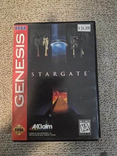 Stargate (Sega Genesis, 1995) CIB Complete Tested Authentic