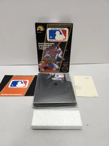 Major League Baseball (Nintendo NES) CIB Complete In Box Nice Condition
