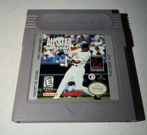 All-Star Baseball '99 Nintendo GameBoy Cleaned & Tested