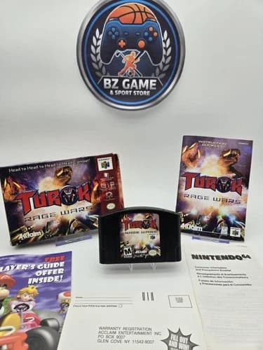 Turok Rage Wars Nintendo 64 CIB Complete In Box N64