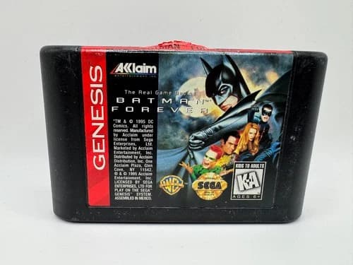 Batman Forever (Sega Genesis, 1995) Cartridge Only, Tested & Working