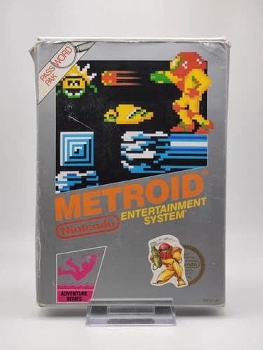 Metroid Nintendo NES Circle Seal Tested Authentic Complete CIB SEE PHOTOS