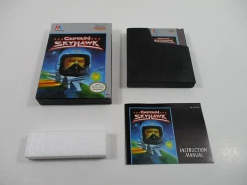 CAPTAIN SKYHAWK Nintendo NES Game Complete In Box Authentic!