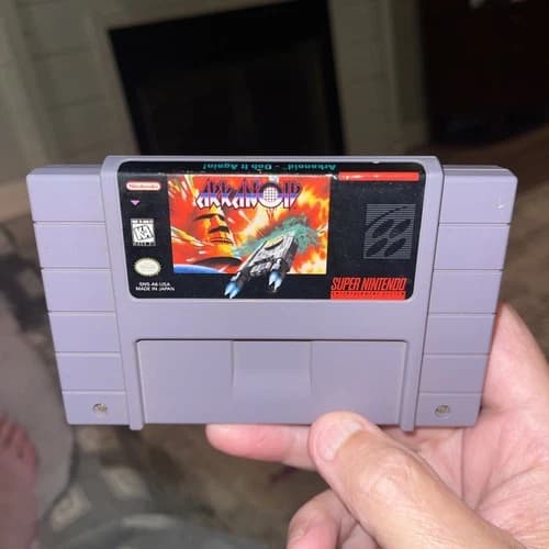 Arkanoid - Doh It Again (Super Nintendo Entertainment System) Tested Free Ship