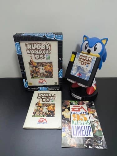 Sega Genesis Rugby World Cup 95 Retrogame CIB