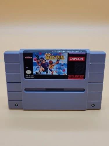 Super Buster Bros Nintendo SNES 1992 Authentic Cartage Only