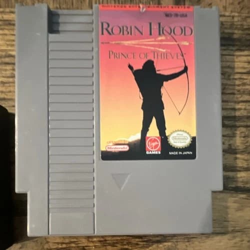 Virgin Games Robin Hood: Prince of Thieves for Nintendo NES NTSC-U/C Cartridge