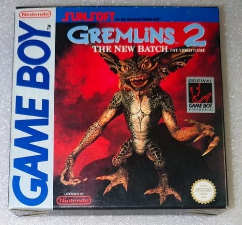 Gremlins 2: The New Batch | Nintendo Game Boy | Complete| CIB| CIB| RARE| RARE