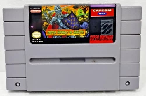 Super Ghouls'n Ghosts SNES (1991) Super Nintendo Authentic Cartridge Only