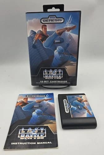 Last Battle (Sega Genesis, 1990) Complete | CIB ~Tested and Working~