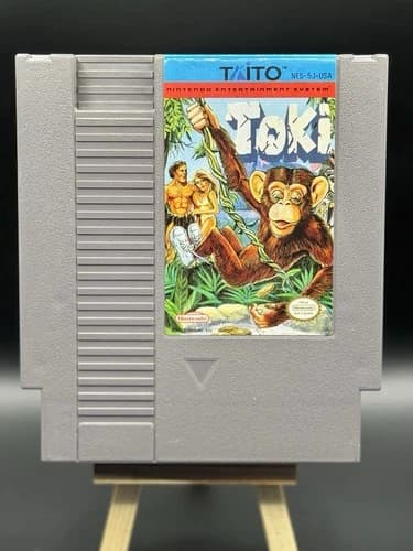 Toki Nintendo NES Game Cartridge Authentic