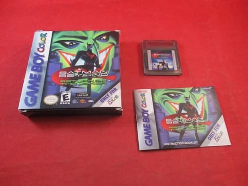 Batman Beyond: Return of the Joker (Nintendo Game Boy Color) COMPLETE w/ Box
