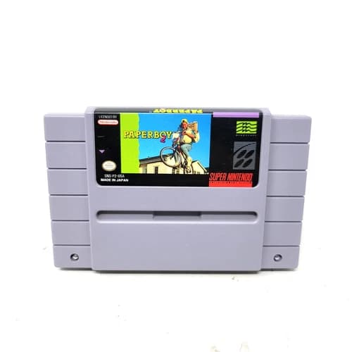 Paperboy 2 SNES(Nintendo Entertainment System) Authentic Tested Working