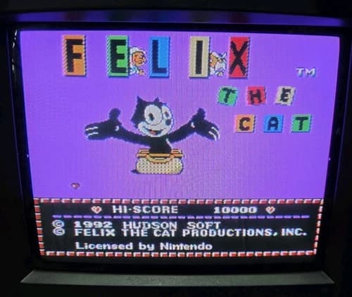 Felix The Cat Nintendo NES CIB Complete In Box 1992